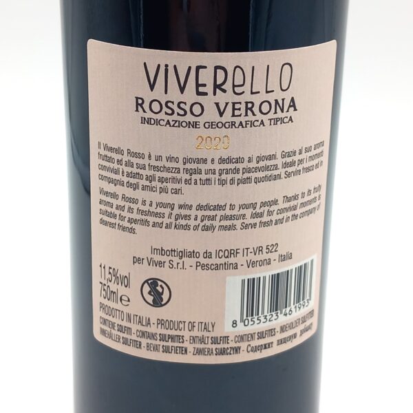 Viverello – Rosso Verona, IGT, Cantina Fabiano, trocken – Bild 3