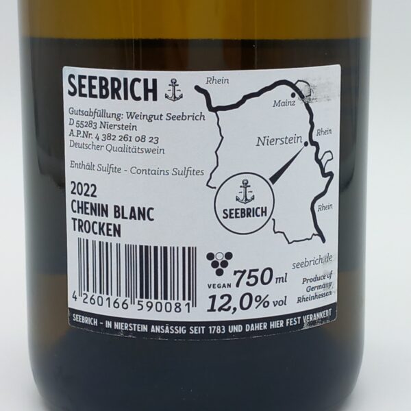 Chenin blanc, trocken, Wgt. Seebrich, Rheinhessen – Bild 3