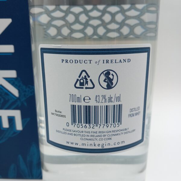 Minke Irish Gin, Gin, 43,2% Vol., Clonakilty Distillery – Bild 4