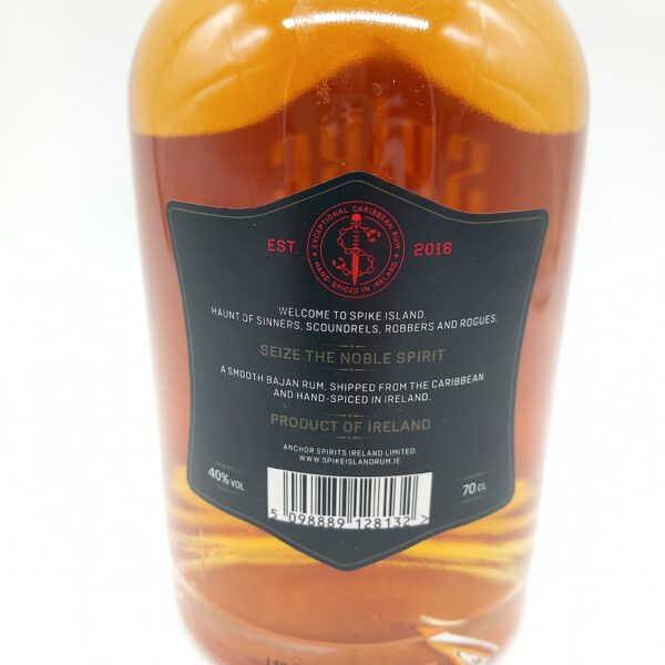 Spike Island Spiced Rum, 40% Vol, Anchor Spirits Ireland Ltd – Bild 3