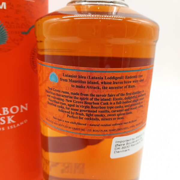 New Grove Bourbon Cask Rum, Mauritius, 40%Vol – Bild 2