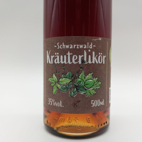 Kräuterlikör aus dem Schwarzwald, Brennerei Kessler, Bad Peterstal-Griesbach, 0,5L, 35%Vol – Bild 2