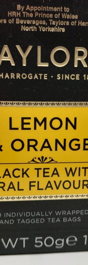 Taylors of Harrogate - Lemon & Orange, Tee im Teebeutel