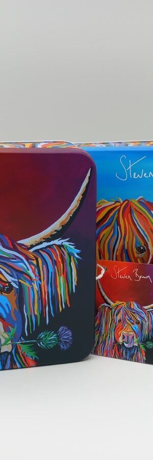 Salted Caramel Fudge "Lizzie McCoo", Gardiners of Scotland, Schmuckdose von Steven Brown