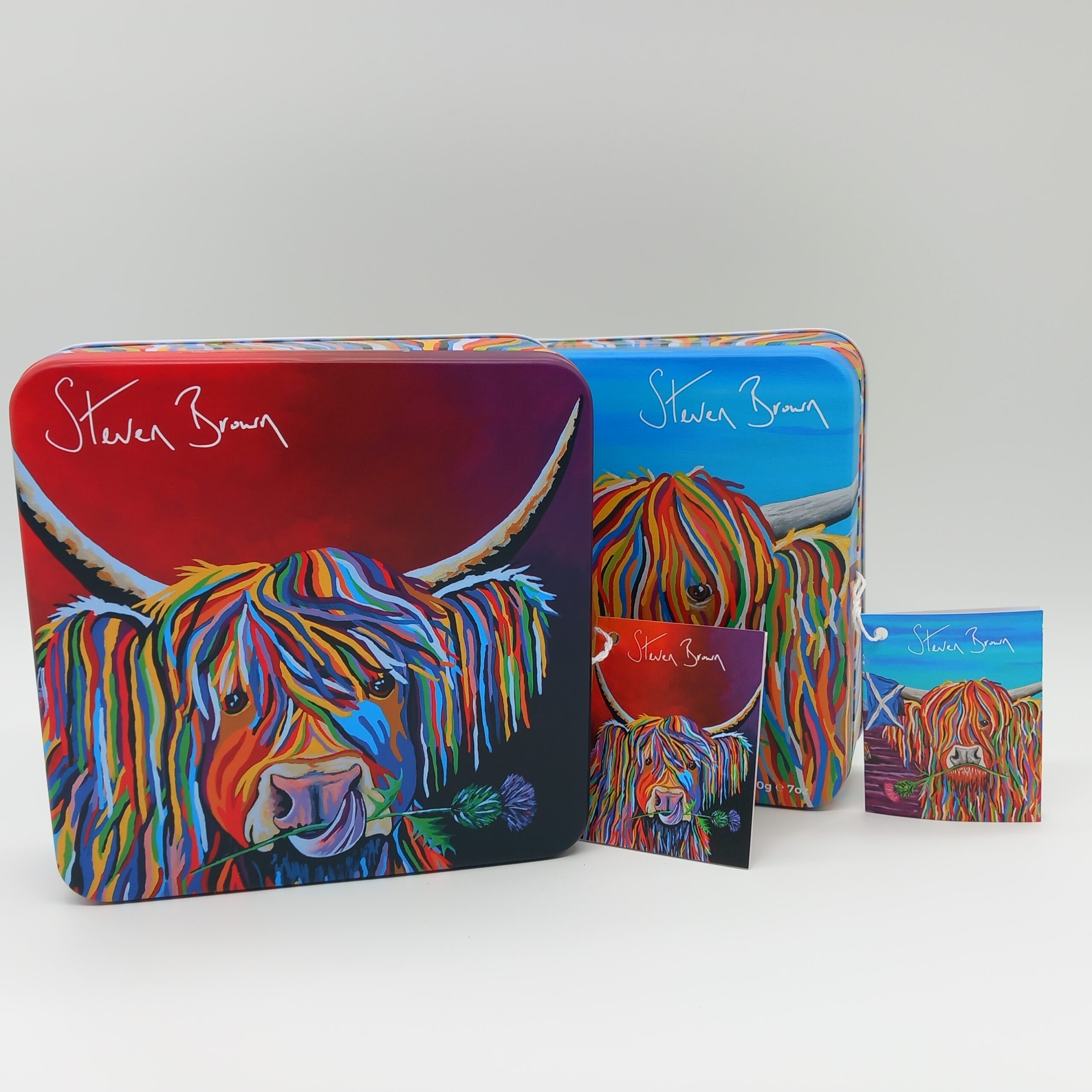 Salted Caramel Fudge "Lizzie McCoo", Gardiners of Scotland, Schmuckdose von Steven Brown
