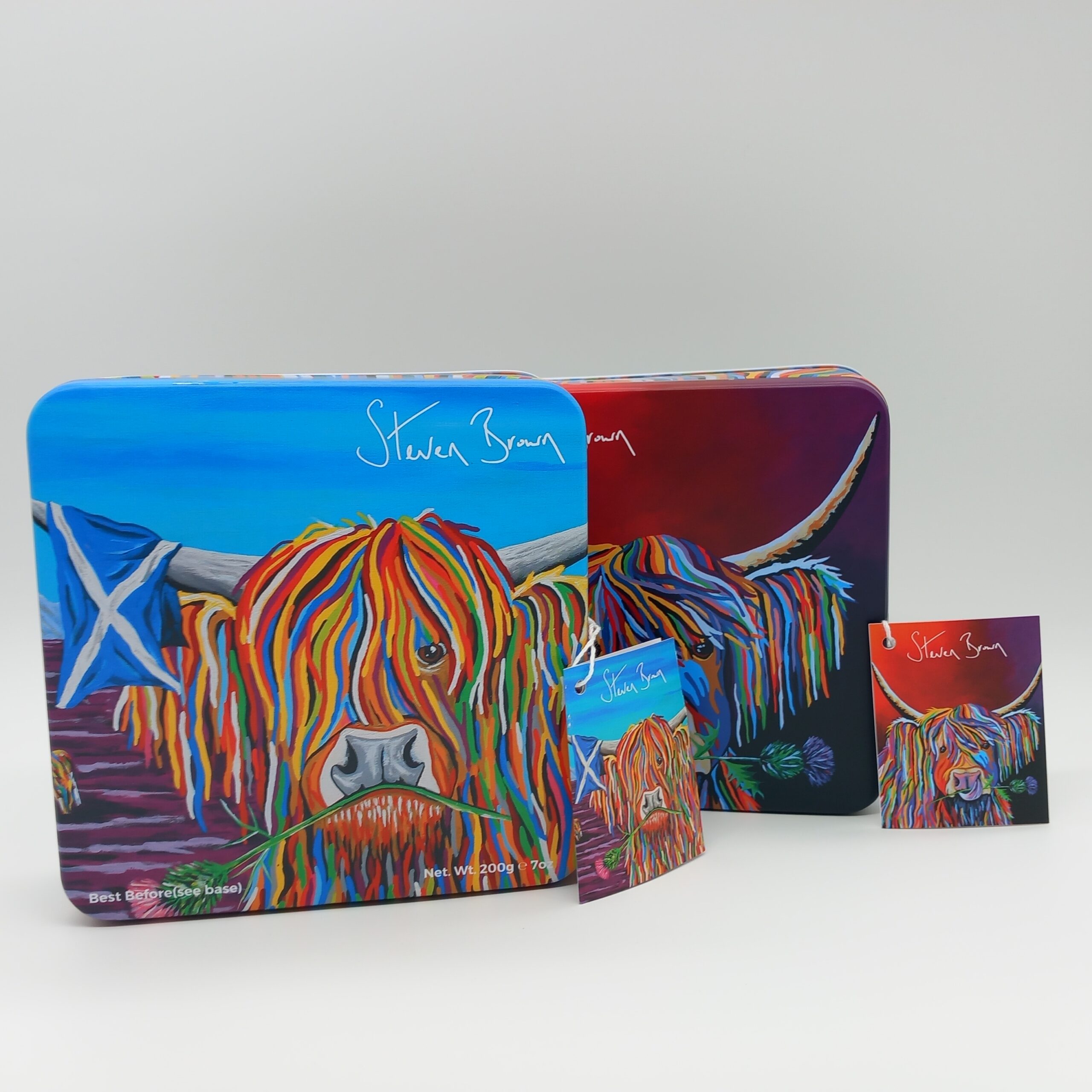 Malt Whisky Fudge "Hamish McCoo", Gardiners of Scotland, Schmuckdose von Steven Brown