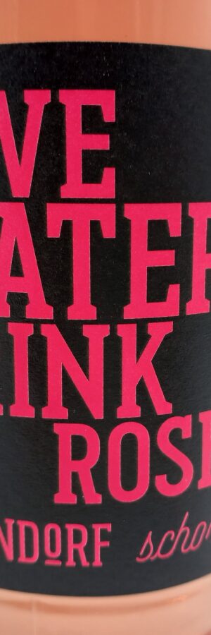 Save water ... Rosé Schorle, halbtrocken, Allendorf, Rheingau