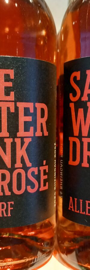 Save Water ... Rosé, halbtrocken, 0,25L, Allendorf
